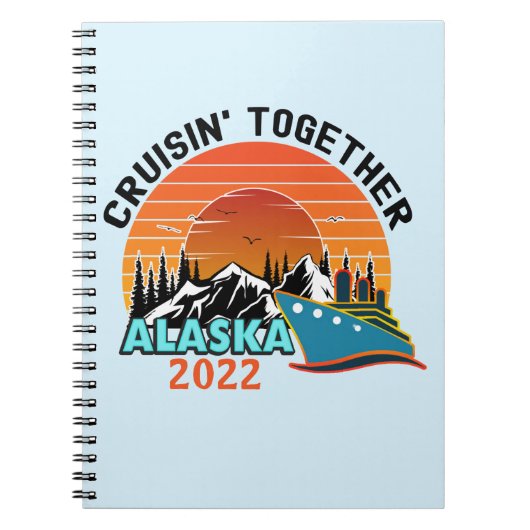 Cruisin Together Alaska Travel Vacking Notitieboek (Voorkant)