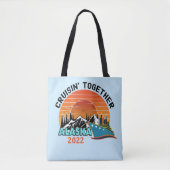 Cruisin Together Alaska Travel Vacking Tote Bag (Voorkant)