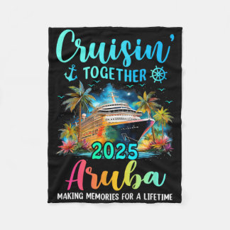 Cruisin' Together Aru 2025 Family Cruise Vacation  Fleece Deken