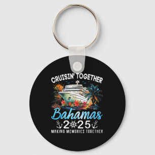Cruisin' Together Bahama's 2025 Cruise Strand Zome Sleutelhanger