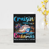 Cruisin Together Bahama's 2025 Gezinscruise Bahama Kaart (Gele Bloem)