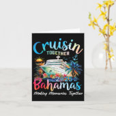 Cruisin Together Bahamas 2025 Herinneringen Maken  Kaart (Gele Bloem)