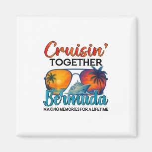 Cruisin Together Bermuda 2025 Vrienden Bermuda Cru Magneet