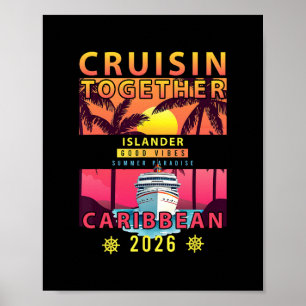 Cruisin Together Caribisch gebied 2026 Vriend Fami Poster