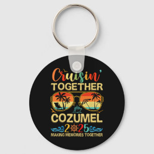 Cruisin Together Cozumel 2025 Overeenkomstige Groe Sleutelhanger