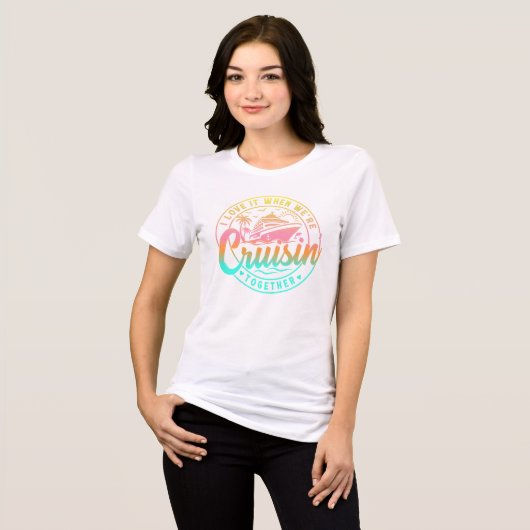 Cruisin Together Cruise Group T-shirt (Voorkant volledig)