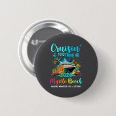 Cruisin' Together Myrtle Beach 2026 Family Cruise  Ronde Button 5,7 Cm (Voorkant /achterkant)