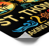 Cruisin Together St.thomas 2025 Matching Groepsvak Poster (Hoek)