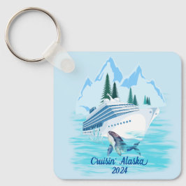 Cruising Alaska bergen Sleutelhanger