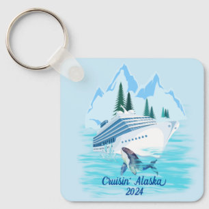 Cruising Alaska bergen Sleutelhanger