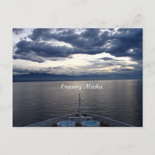Cruising Alaska Briefkaart (Voorkant)