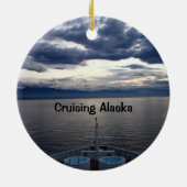 Cruising Alaska Keramisch Ornament (Achterkant)