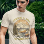Cruising Alaska Retro noodlijdende schip inschepin T-shirt<br><div class="desc">U kunt de stijl van dit shirt wijzigen door Meer > onder de stijloptie te kiezen. Het kan in het gebied worden gepersonaliseerd verstrekken of door de klik aan te passen om verdere optie aan te passen en de naam, de initialen of de woorden te veranderen. U kunt de tekstkleur...</div>