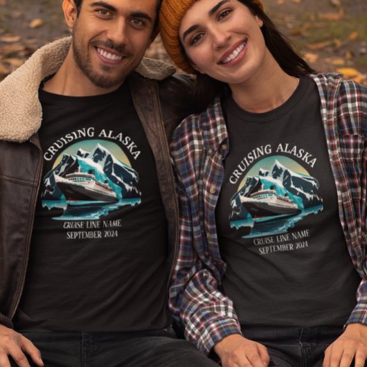 Cruising Alaska Ship Embarkation Custom Group T-shirt