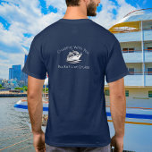 Cruising Alaska Vakantie Blauw Personaliseren T-shirt