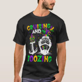 Cruising And Boozing Mardi Gras Cruise Matching Gr T-shirt (Voorkant)