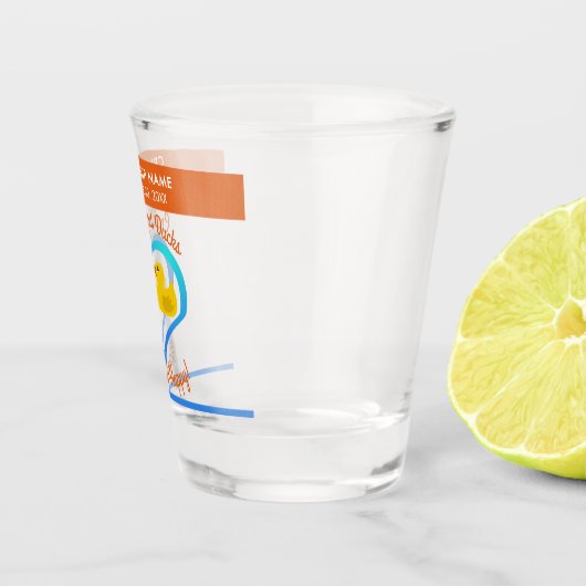 Cruising and Ducks Make Me Happy-Customized Shot Glas (Rechts)