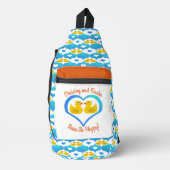 Cruising and Ducks Make Me Happy-Vacation Sling Bag (Voorkant)