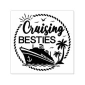 Cruising Besties thema Zelfinktende Stempel (Design)