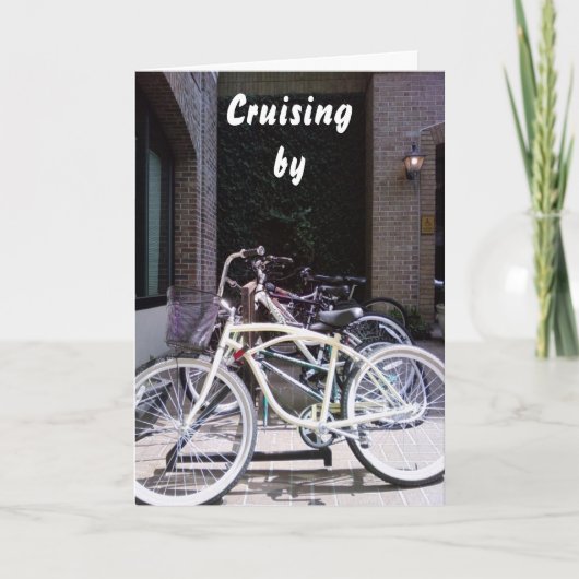 "CRUISING BY" KRIJGT GOEDE WENSEN KAART (Voorkant)