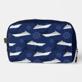 Cruising Cruise Ship Personalised Blue and White Toilettasje (Voorkant)