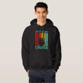 Cruising Cruise Ship Retro Just Goin Cruise Hoodie (Voorkant volledig)