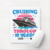 Cruising door 10 jaar bruiloft muismat (Met muis)