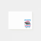 Cruising door 10 jaar bruiloft post-it® notes (Voorkant)