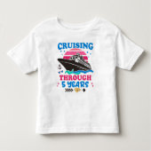 Cruising door 5 jaar bruiloft kinder shirts (Voorkant)