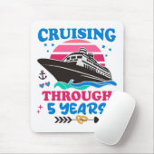 Cruising door 5 jaar bruiloft muismat (Met muis)