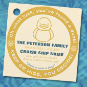 Cruising Duck houden of verbergen spel Label