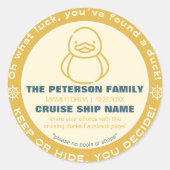 Cruising Duck houden of verbergen spel Sticker Lab (Voorkant)