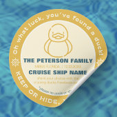 Cruising Duck houden of verbergen spel Sticker Lab