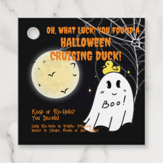 Cruising Duck Labels Halloween