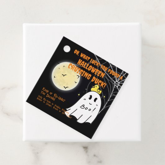 Cruising Duck Labels Halloween (In situ)