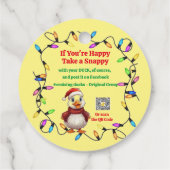 Cruising Duck Labels Kerst (Achterkant)