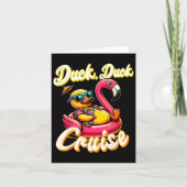 Cruising Ducks Duck Cruise Familie Vakantie Ru Kaart (Voorkant)