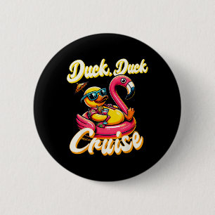 Cruising Ducks Duck Cruise Familie Vakantie Ru Ronde Button 5,7 Cm