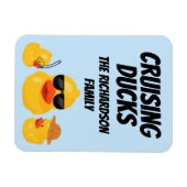Cruising Ducks Familie Cruise Deur Magneet (Horizontaal)