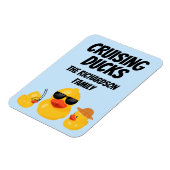 Cruising Ducks Familie Cruise Deur Magneet (Linkerzijde)