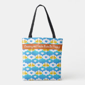 Cruising Ducks Happy Tote Bag (Achterkant)