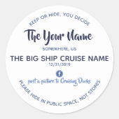 Cruising eend aangepaste Stickers (Voorkant)