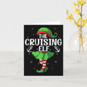 Cruising Elf Christmas Girls Women Elf Squad Xmas  Kaart (Gele Bloem)
