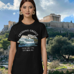 Cruising Griekenland Akropolis Athene Grieks T-shirt