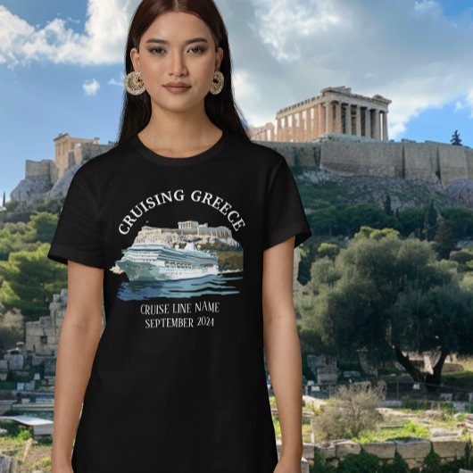 Cruising Griekenland Akropolis Athene Grieks T-shirt