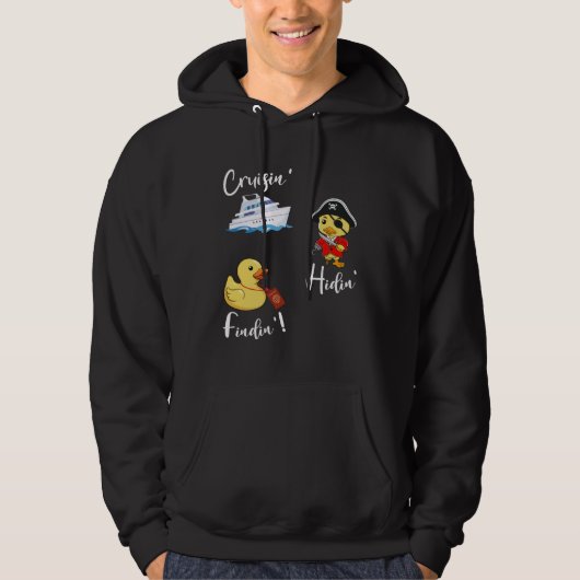 Cruising Hiding Finding Rubber Ducks Passport Scav Hoodie (Voorkant)