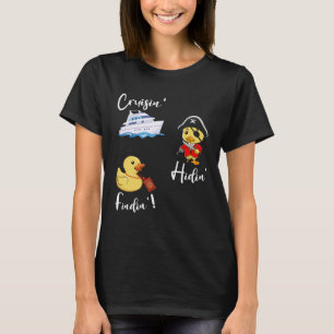 Cruising Hiding Finding Rubber Ducks Passport Scav T-shirt