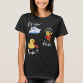 Cruising Hiding Finding Rubber Ducks Passport Scav T-shirt (Voorkant)