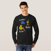 Cruising Hiding Finding Rubber Ducks Passport Scav T-shirt (Voorkant volledig)