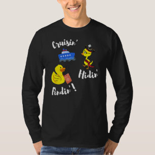 Cruising Hiding Finding Rubber Ducks Passport Scav T-shirt